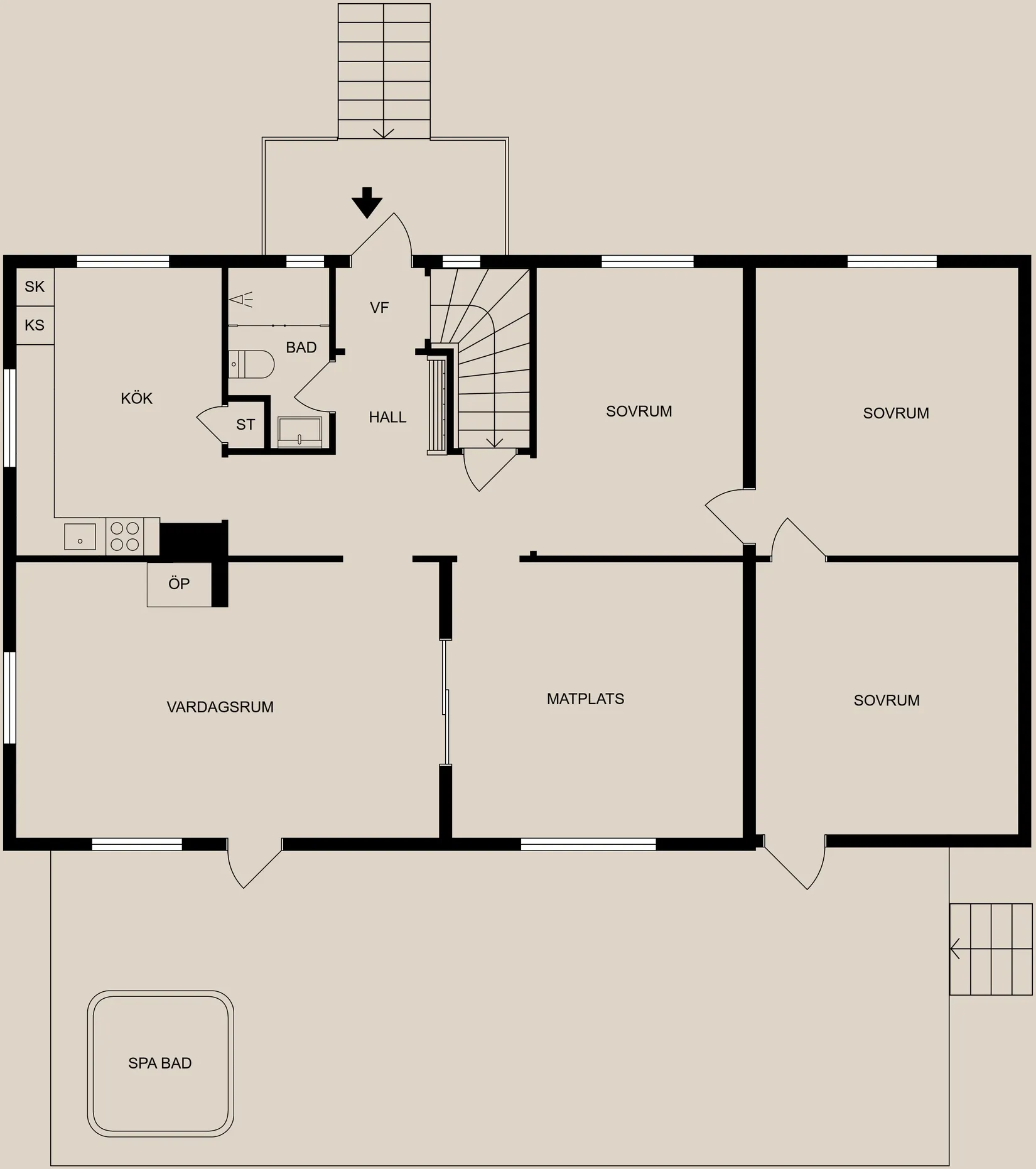 Villa, Skyttevägen 19, Valdemarsvik - Centralt, Valdemarsvik