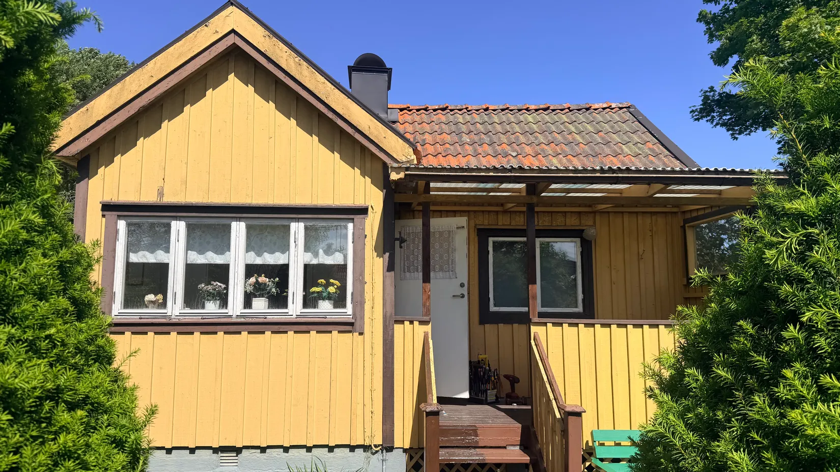 Fritidshus, Azaleagången 10, Torpa koloniförening, Göteborg
