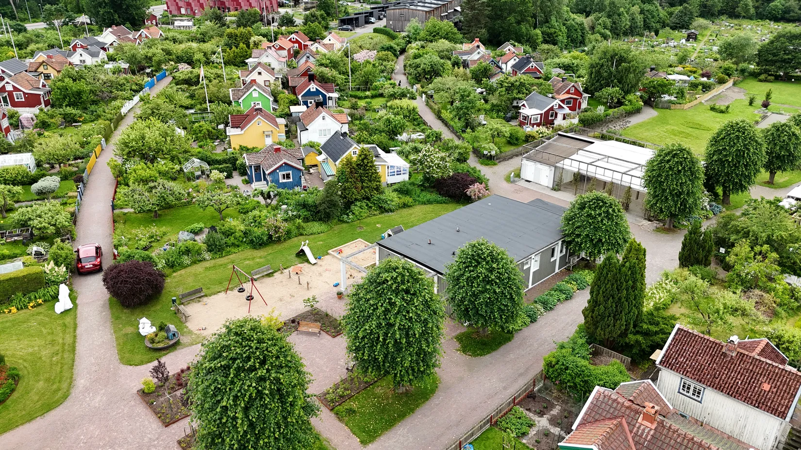 Fritidshus, Azaleagången 10, Torpa koloniförening, Göteborg