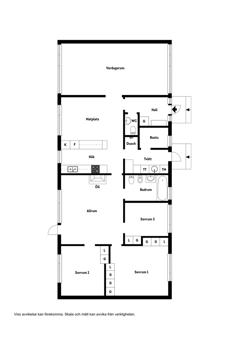 Villa, Trestegsgatan 2, Västra Lersätter, Kil