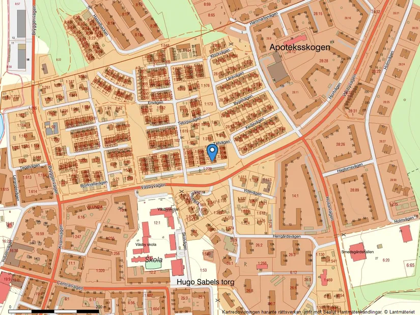 Villa, Radhus, TETORPSVÄGEN 34, Centralt Väsby, Upplands Väsby