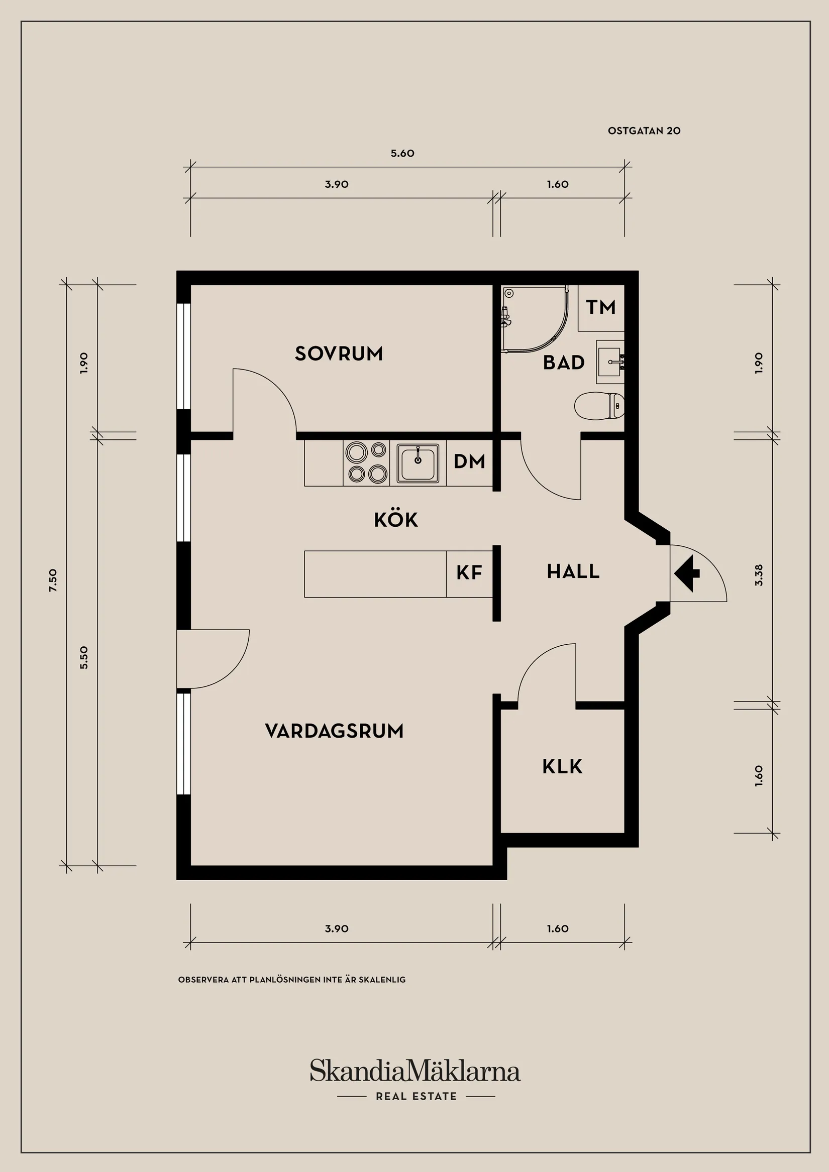 Bostadsrätt, Ostgatan 20, Kallebäck, Göteborg