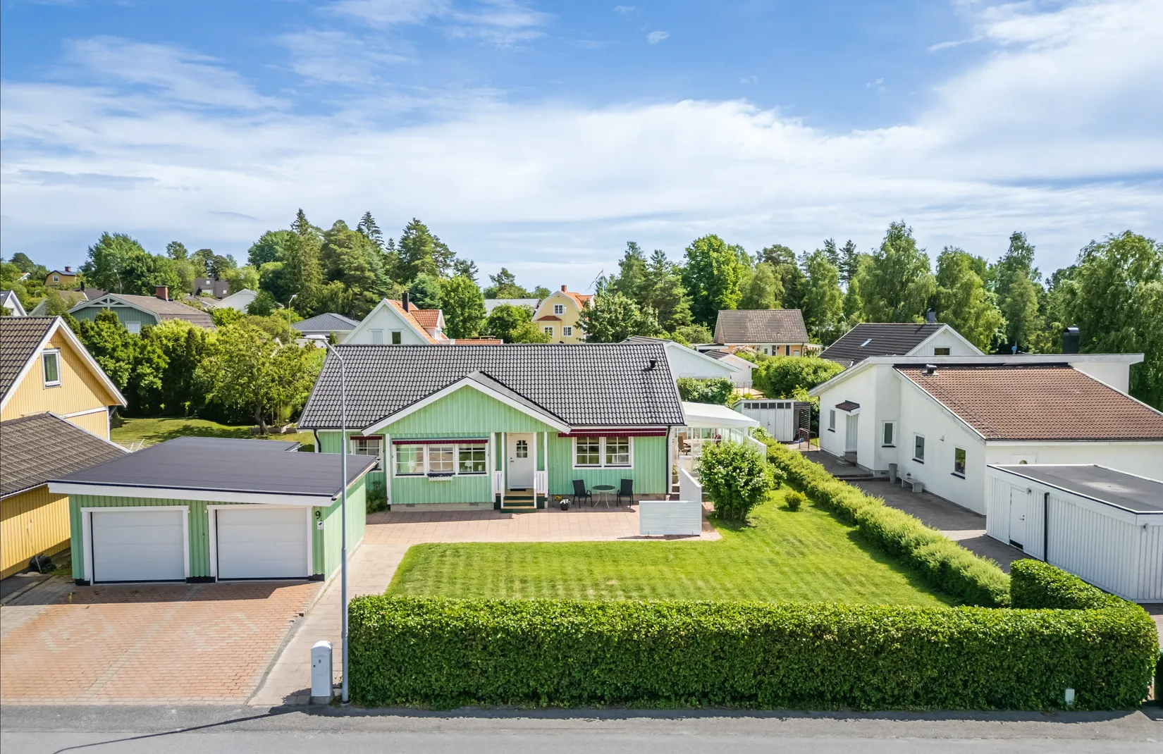 Villa, ÖRTVÄGEN 9, Täby kyrkby, Täby