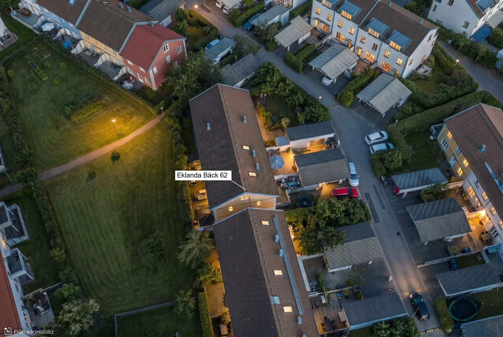 Radhus, Eklanda Bäck 62, Eklanda, Mölndal