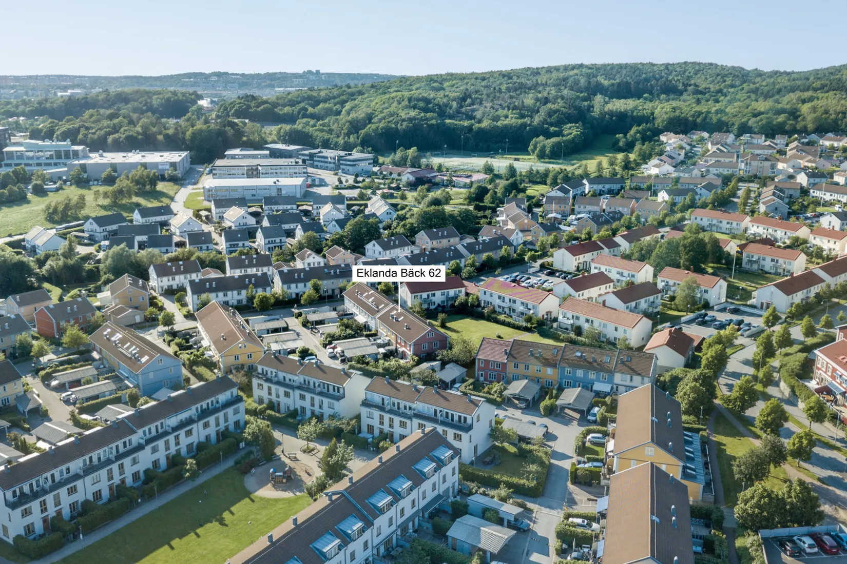 Radhus, Eklanda Bäck 62, Eklanda, Mölndal