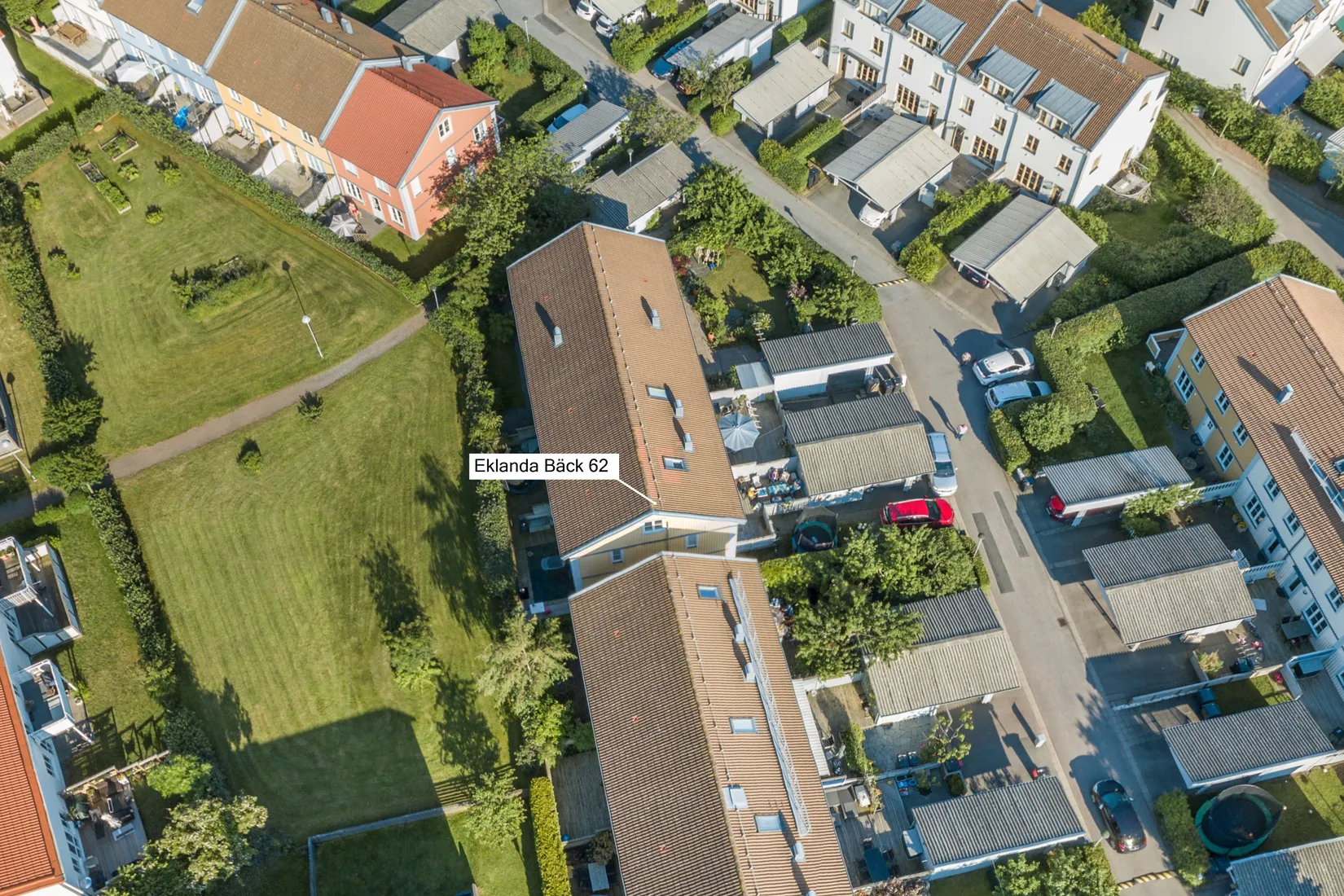Radhus, Eklanda Bäck 62, Eklanda, Mölndal