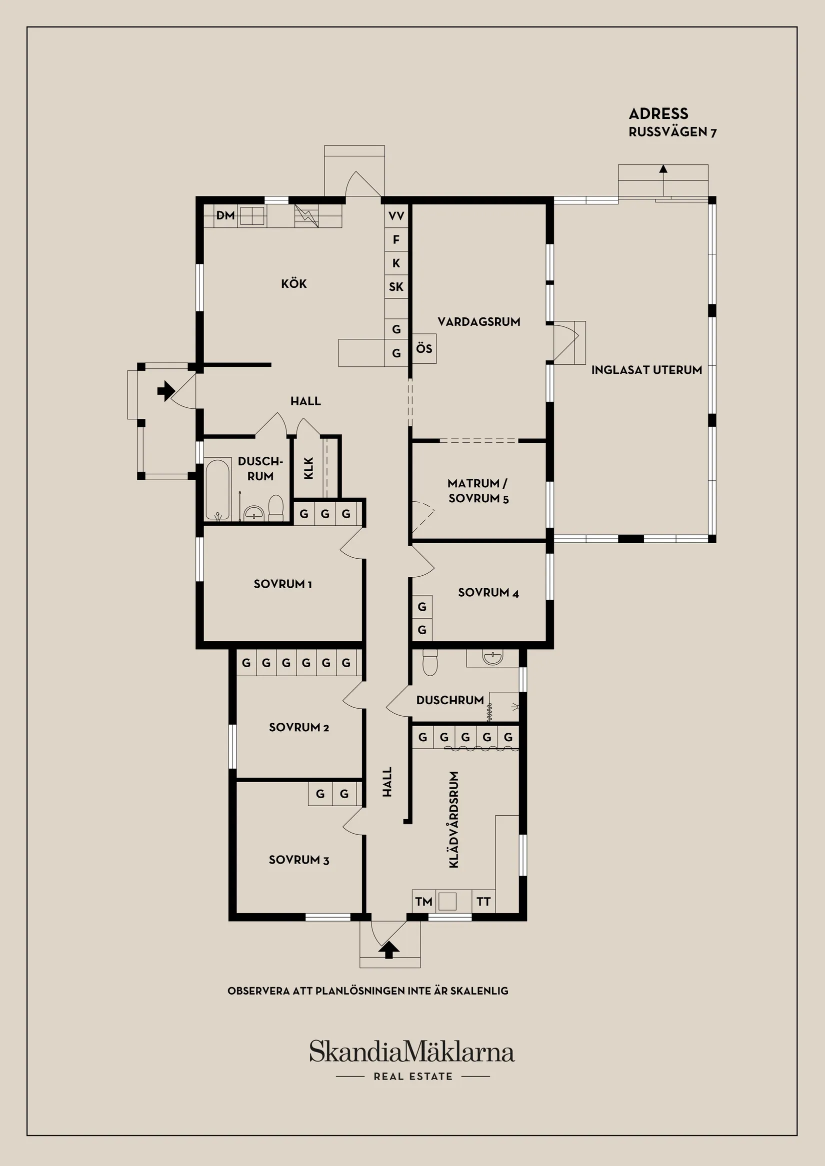 Villa, Russvägen 7, Bergsåker, Sundsvall