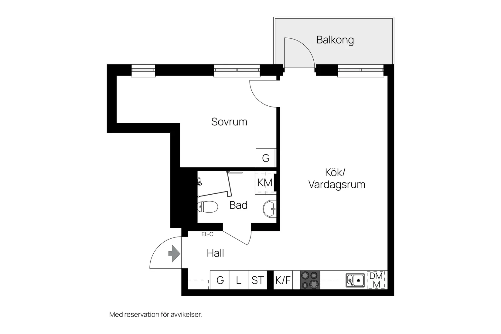 Bostadsrätt, Åkare Engströms Väg 5, 5 tr, Bromstensstaden, Stockholm