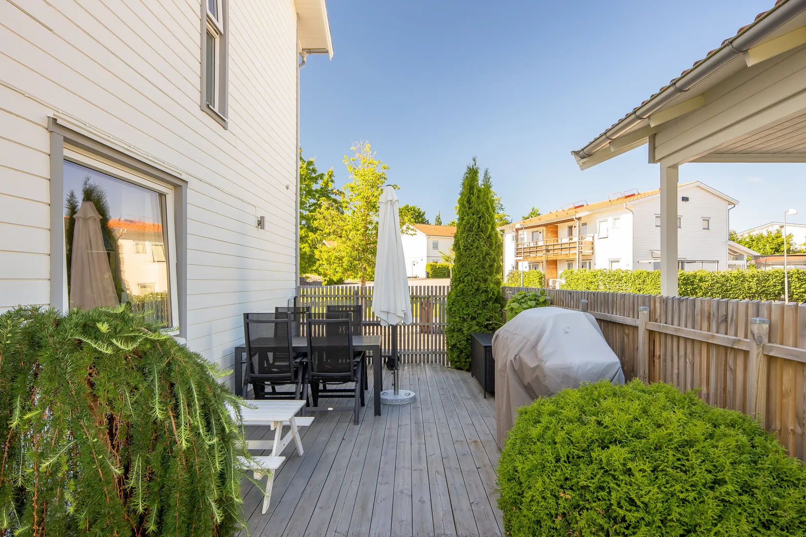 Villa, Radhus, Lassagårdsgatan 23, Trädgårdsstaden, Skövde