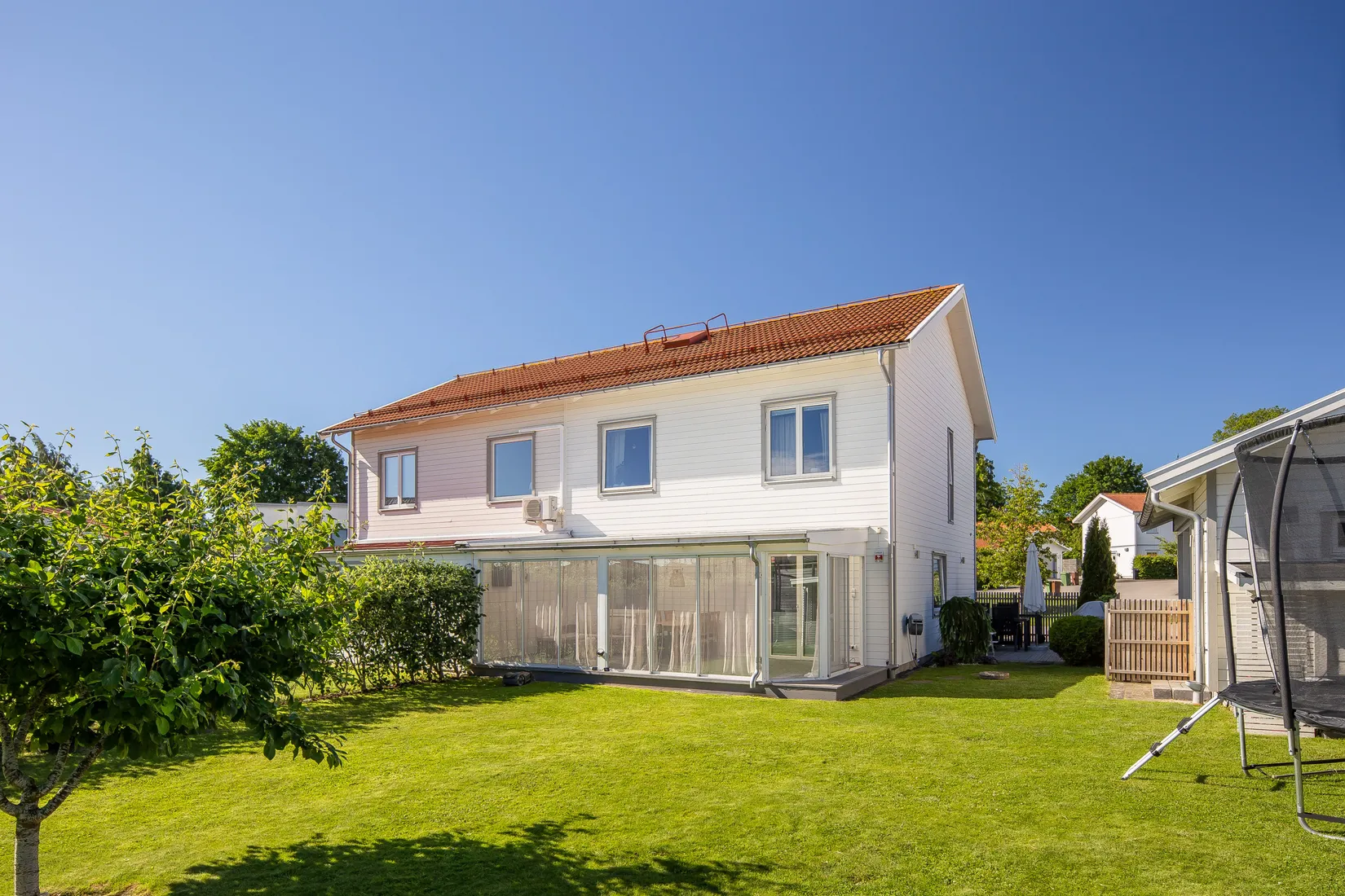 Villa, Radhus, Lassagårdsgatan 23, Trädgårdsstaden, Skövde