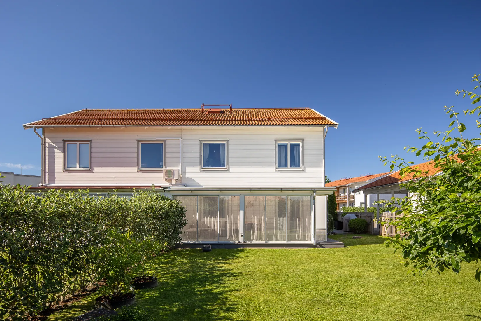 Villa, Radhus, Lassagårdsgatan 23, Trädgårdsstaden, Skövde