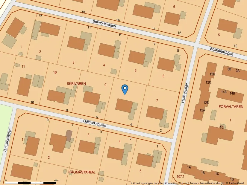 Villa, Göklyckegatan 4, Tollarp, Kristianstad