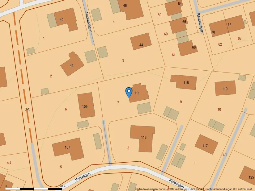 Villa, Fortvägen 111, Gribbylund, Täby