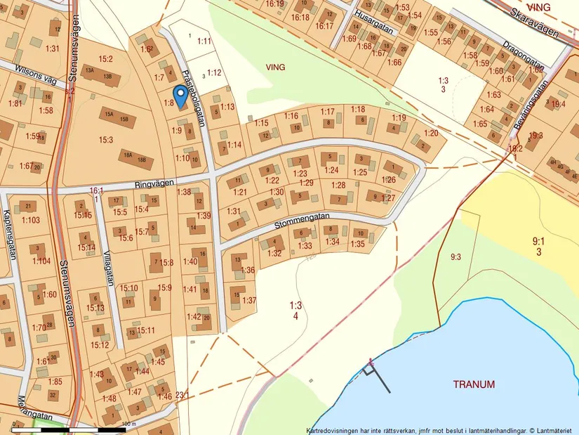 Villa, Prästebolsgatan 6, Axvall, Skara