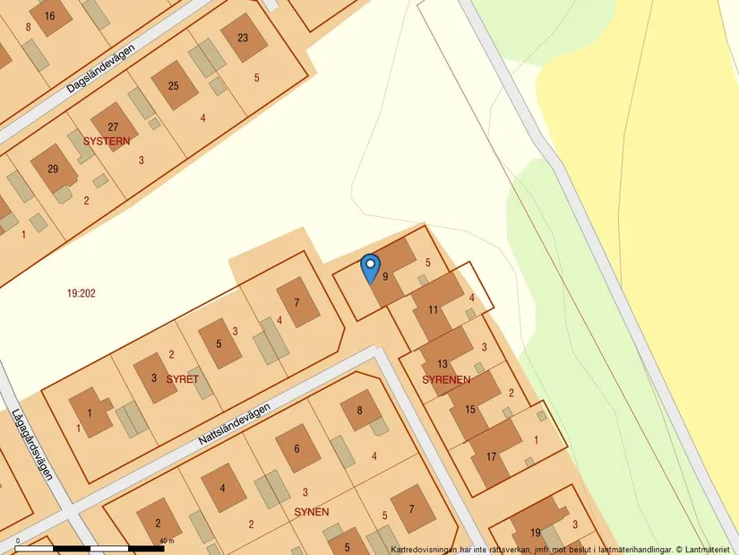 Villa, Radhus, Nattsländevägen 9, Snöstorp, Halmstad