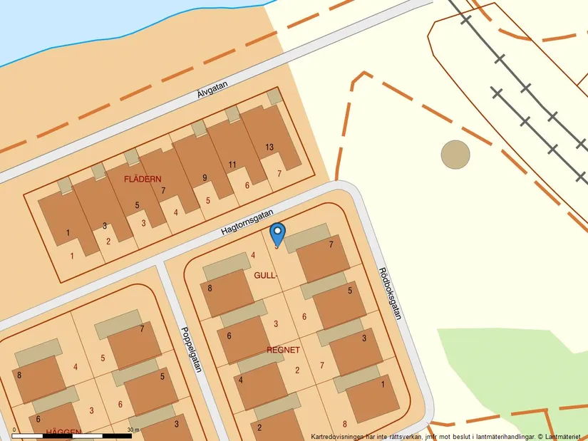 Villa, Rödboksgatan 7, Kvarnberget, Karlstad