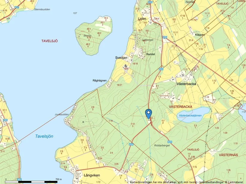 Tomt, Västerbacka 16, Tavelsjö, Umeå