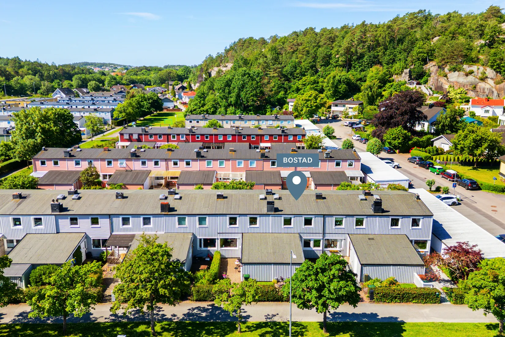 Villa, Radhus, Bronsåldersgatan 28, Kannebäck - Näset, Göteborg