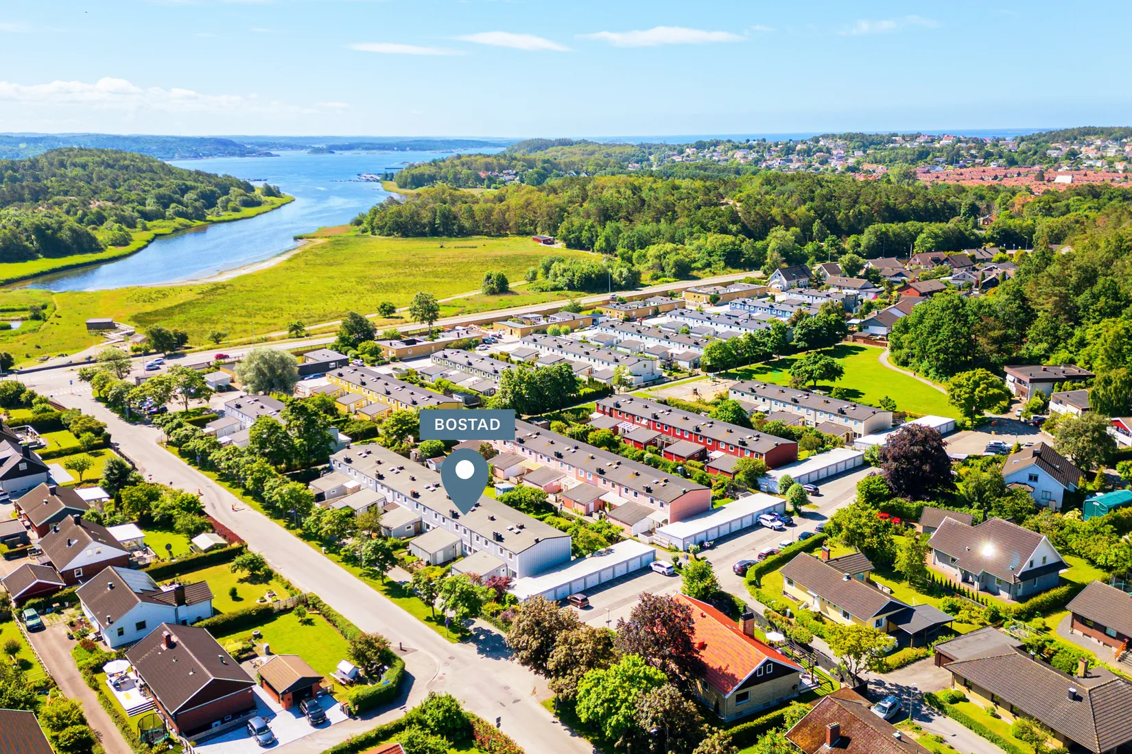 Villa, Radhus, Bronsåldersgatan 28, Kannebäck - Näset, Göteborg