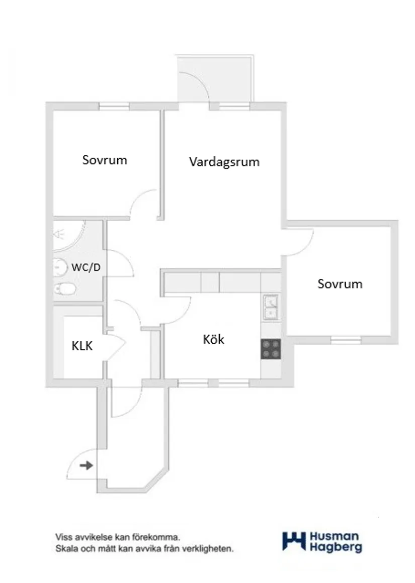 Bostadsrätt, Kragvägen 144, Röbäck, Umeå