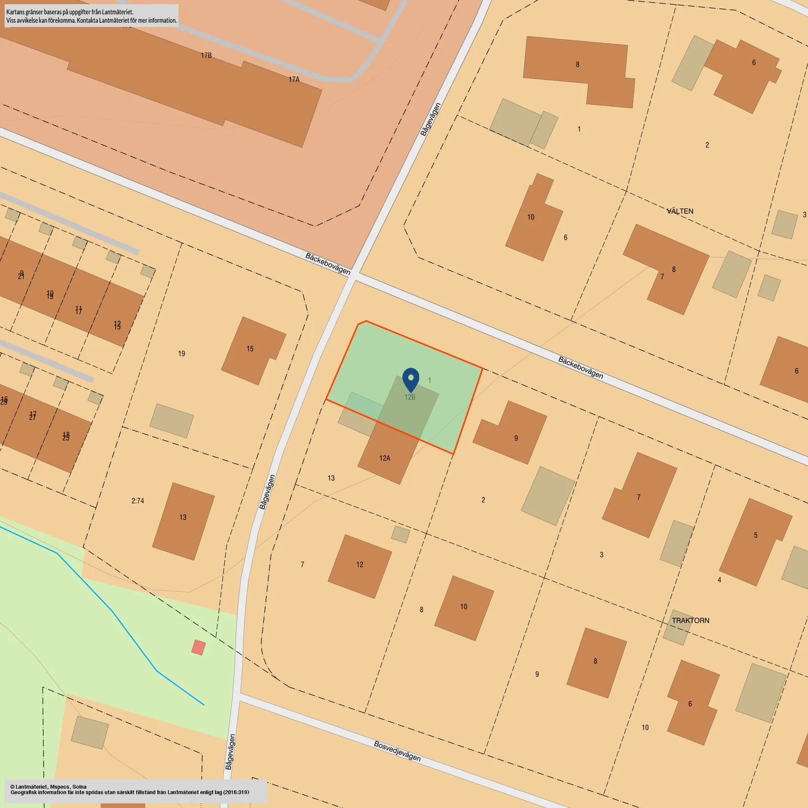 Radhus, Bågevägen 12B, Bosvedjan, Sundsvall