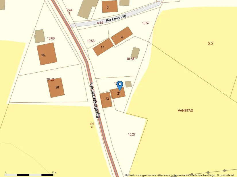 Fritidshus, Vanstadskogsväg 21, Vanstad, Sjöbo