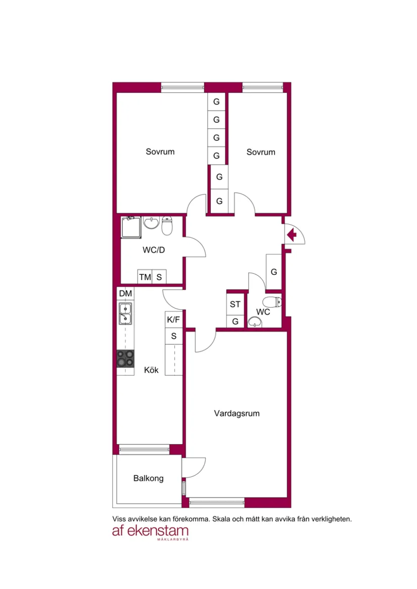 Bostadsrätt, Kronborgsgatan 12, Centrum - Norr, Helsingborg