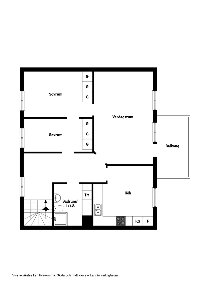 Bostadsrätt, Sofiebergsvägen 11, Gamla Norr, Växjö