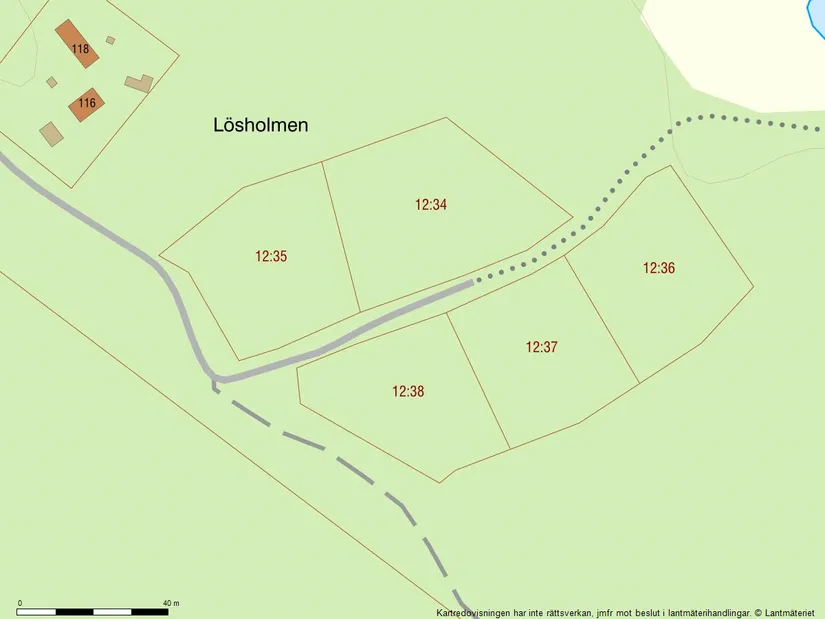 Tomt, Lösholmen, Söderön, Östhammar