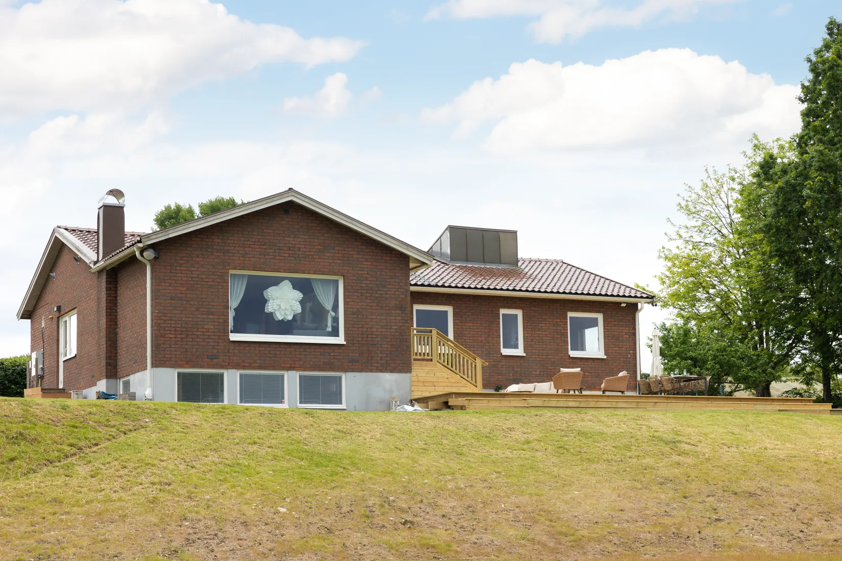 Villa, Kullavägen 34, Mark