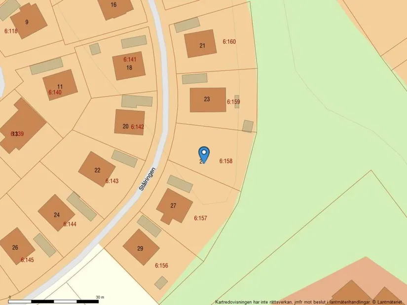 Tomt, Stålringen 25, Järfälla