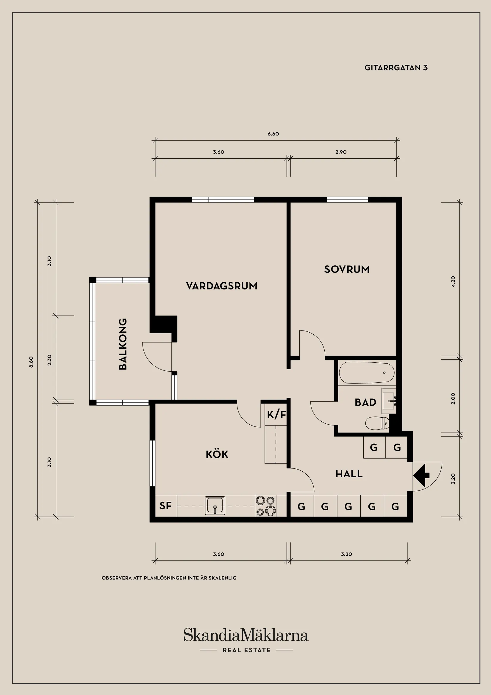 Bostadsrätt, Gitarrgatan 3, Göteborg