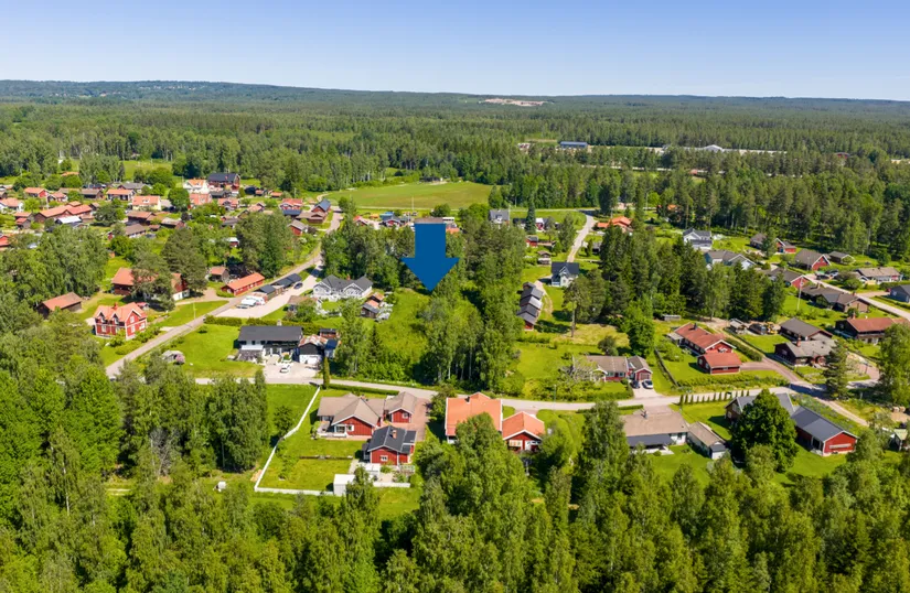 Tomt, Andrévägen 18, Färnäs, Mora