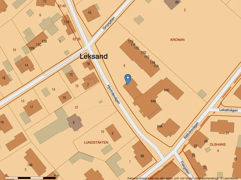 Bostadsrätt, Hjortnäsvägen 2, Leksand