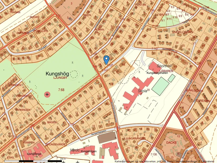 Villa, Sunnerbostigen 25, Kungshög, Ljungby