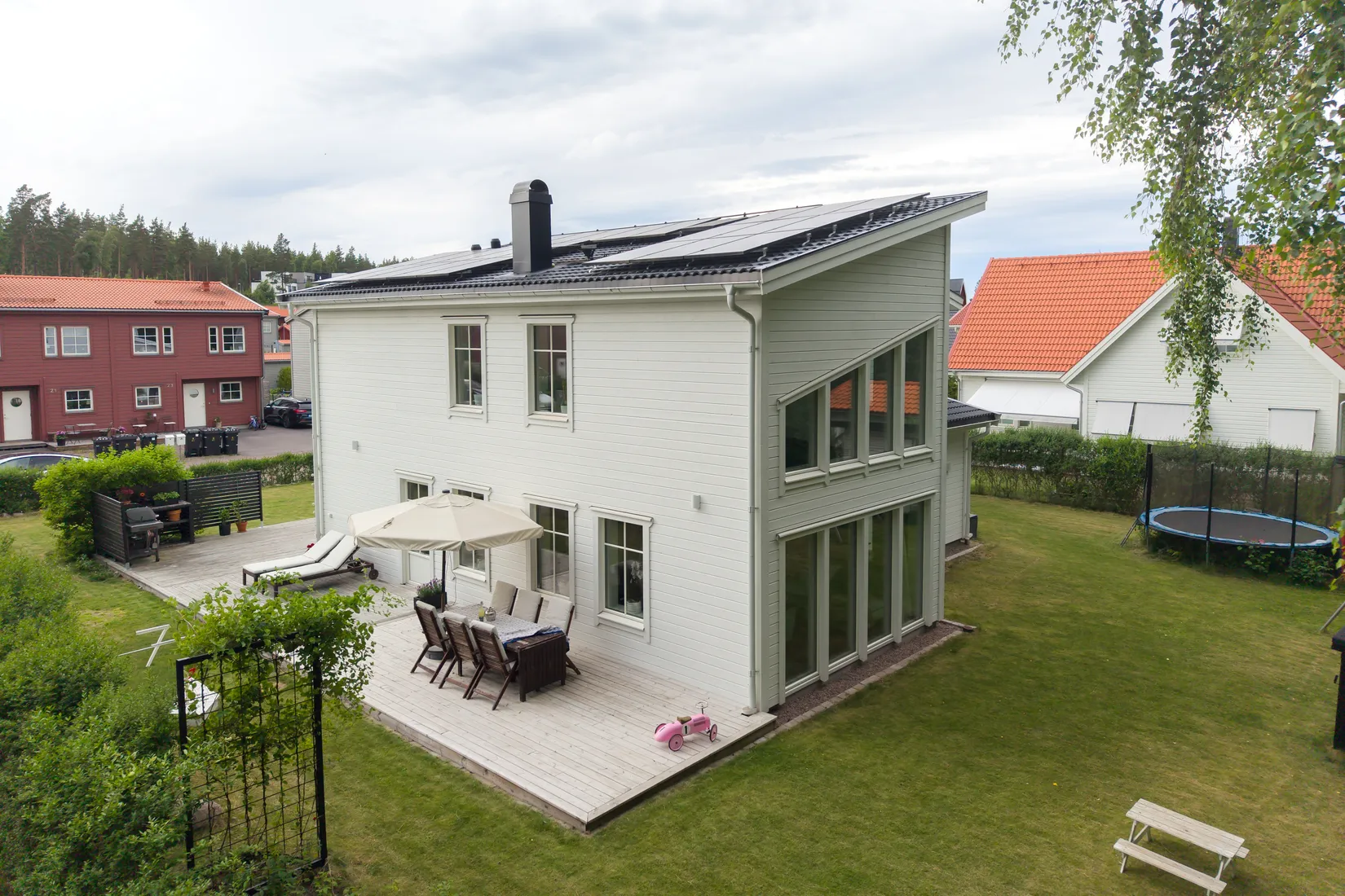 Villa, Åkermarksvägen 28, Norra Stockfallet, Karlstad