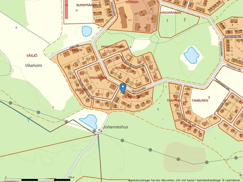 Bostadsrätt, Vikaholmsallén 39E, Vikaholm, Växjö