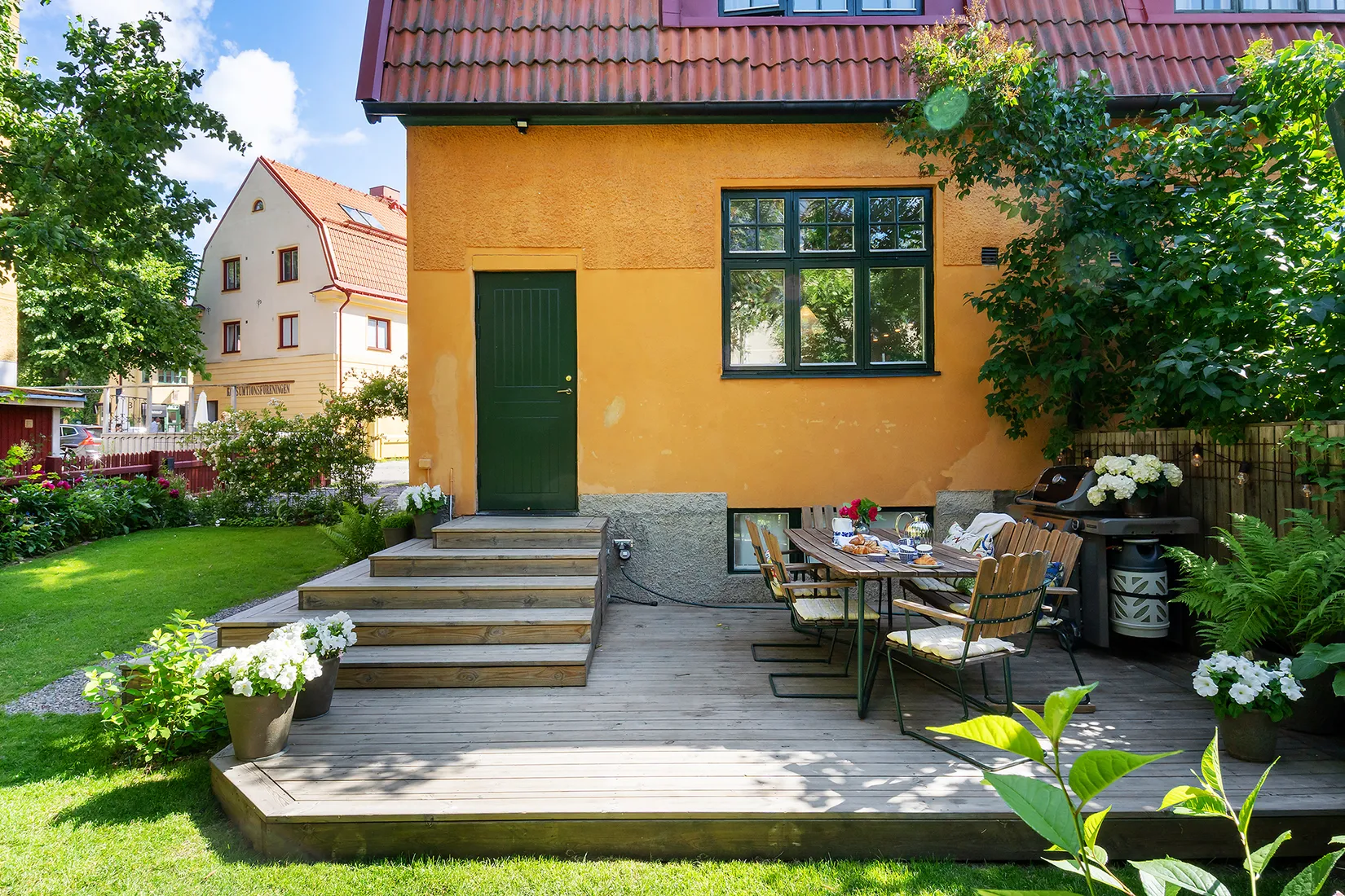 Radhus, Krokvägen 4, Gamla Enskede, Stockholm