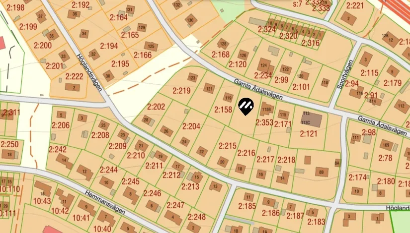 Tomt, Gamla Ådalsvägen 117, Bondsjöhöjden, Härnösand