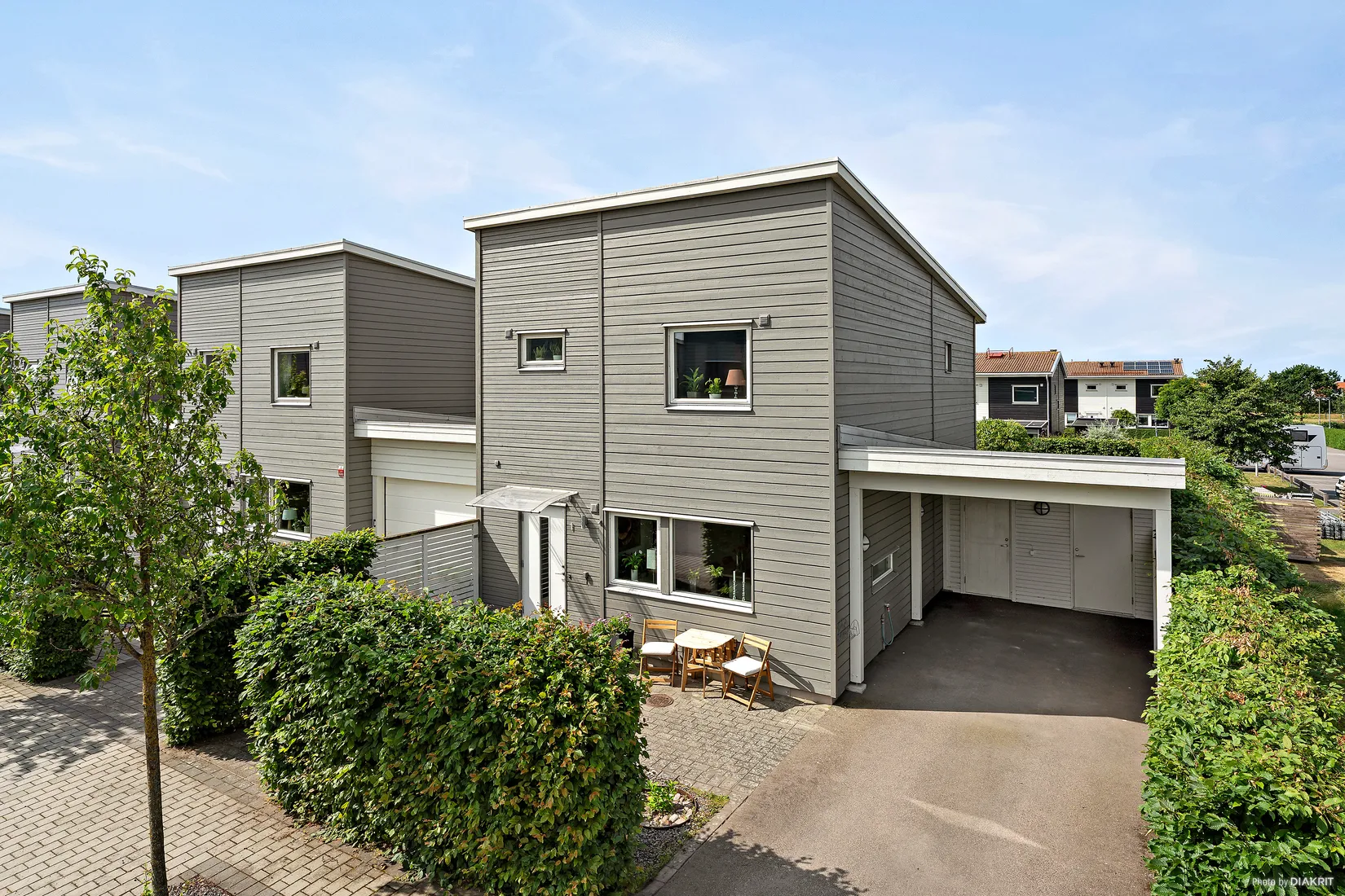 Radhus, Avenbokstigen 1, Kristineslätt, Falkenberg