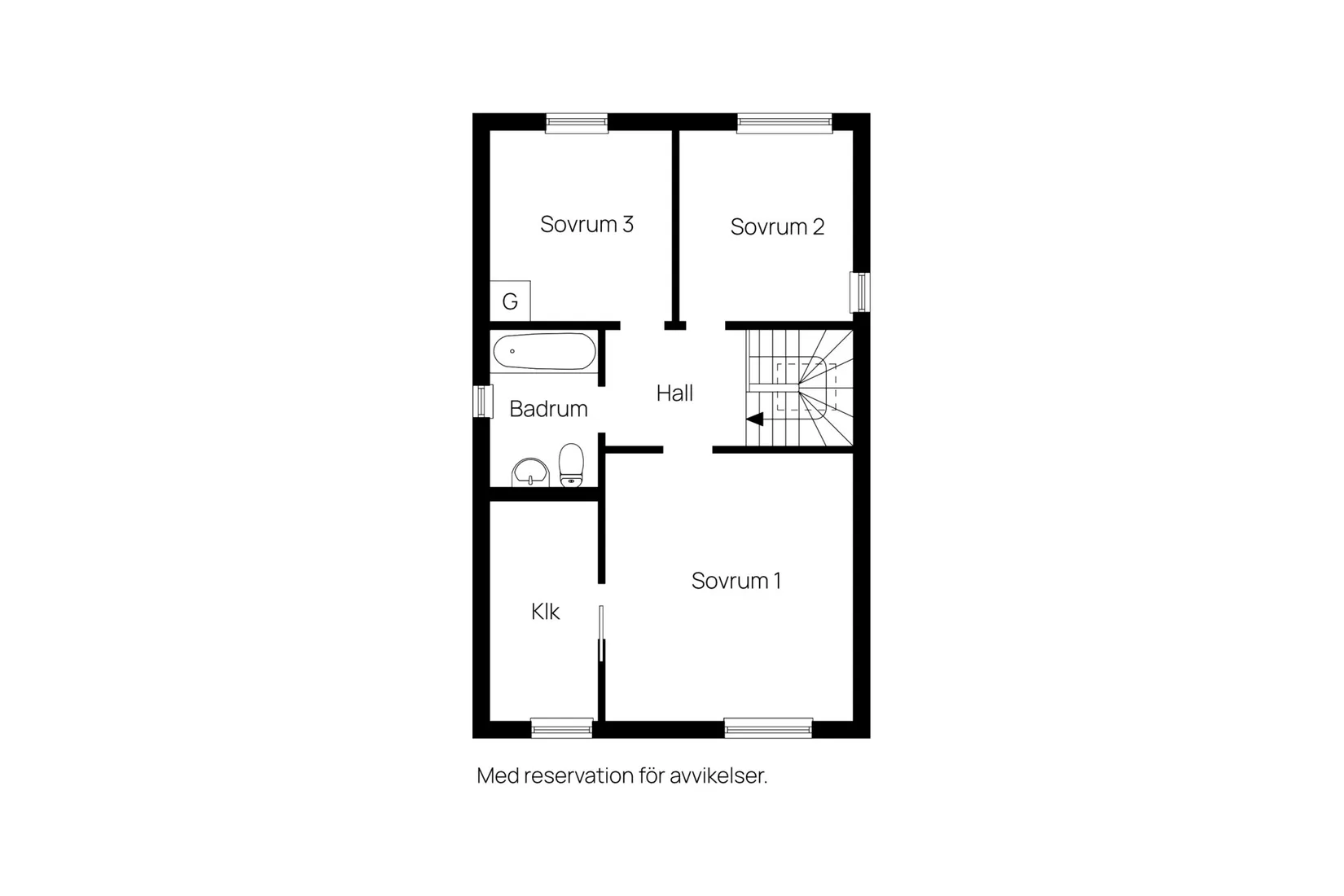 Radhus, Avenbokstigen 1, Kristineslätt, Falkenberg