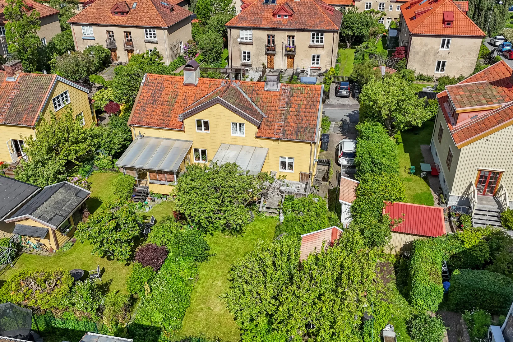 Villa, Radhus, Kungälvsgatan 27, Bagaregården, Göteborg