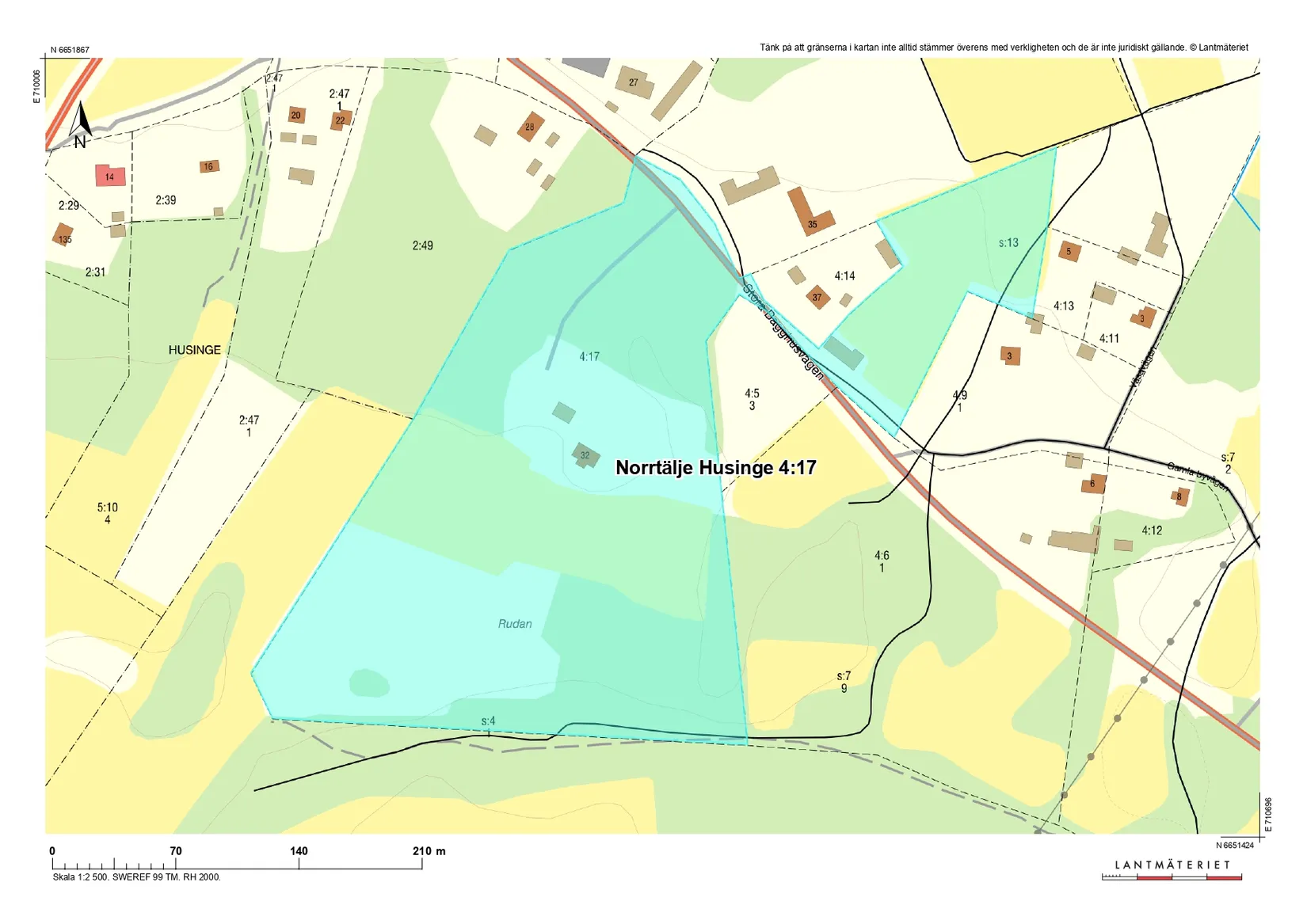 Gård/Skog, Stora Bagghusvägen 32, Norrtälje