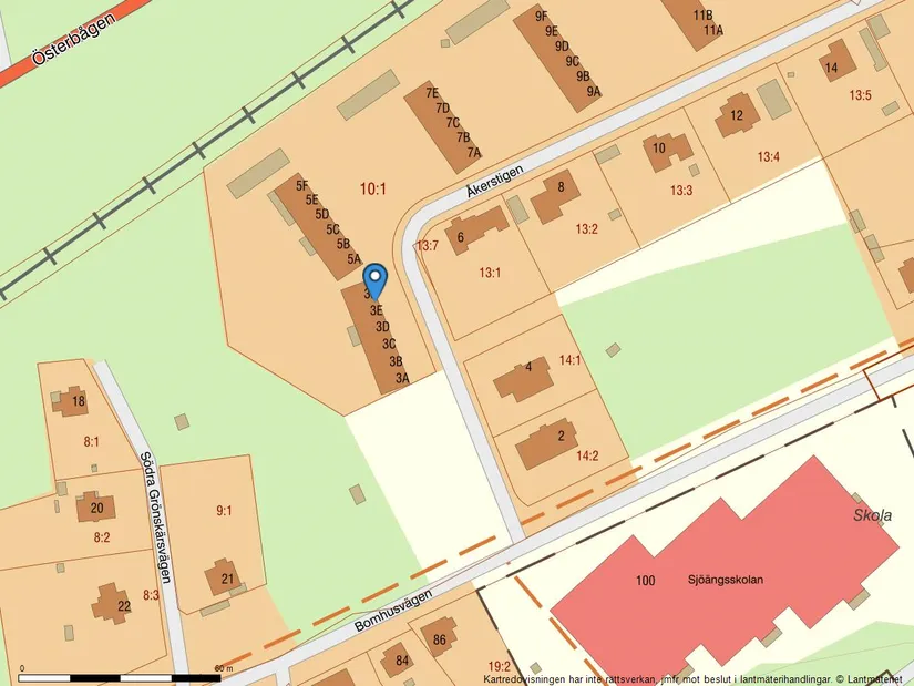 Bostadsrätt, Radhus, Åkerstigen 3F, Bomhus, Gävle