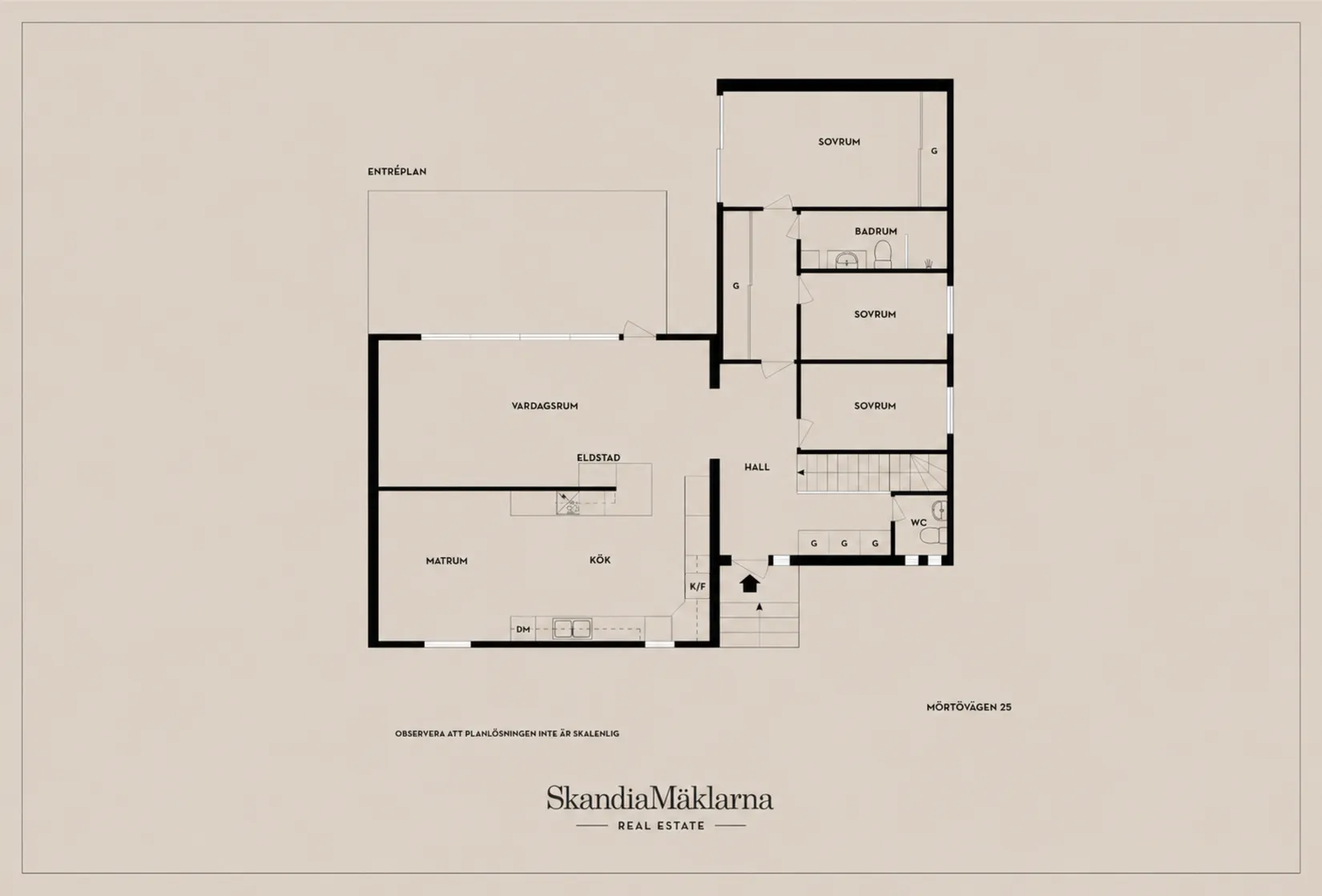 Villa, Mörtövägen 25, Rödeby, Karlskrona