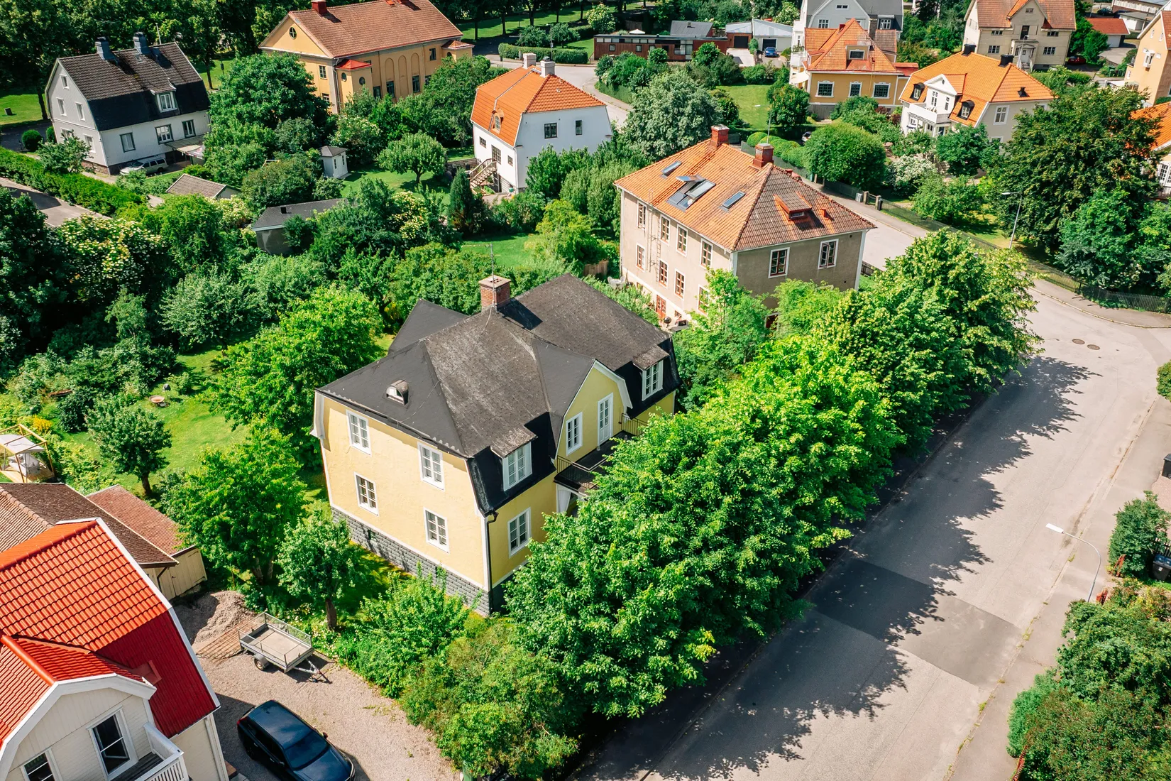 Villa, Västra Grevilligatan 4, Nyestan, Mariestad