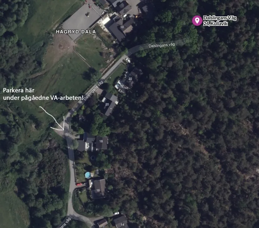 Tomt, Dalslingans väg 24, Östra Kullavik, Kungsbacka