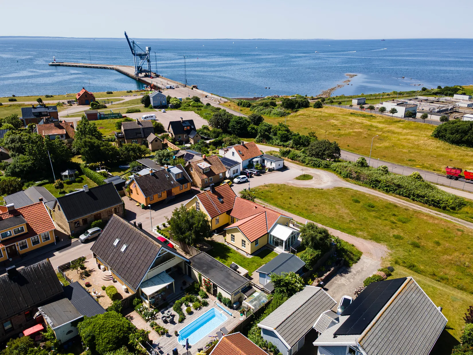 Villa, Frihamnsgatan 22, Höganäs hamnområdet, Höganäs