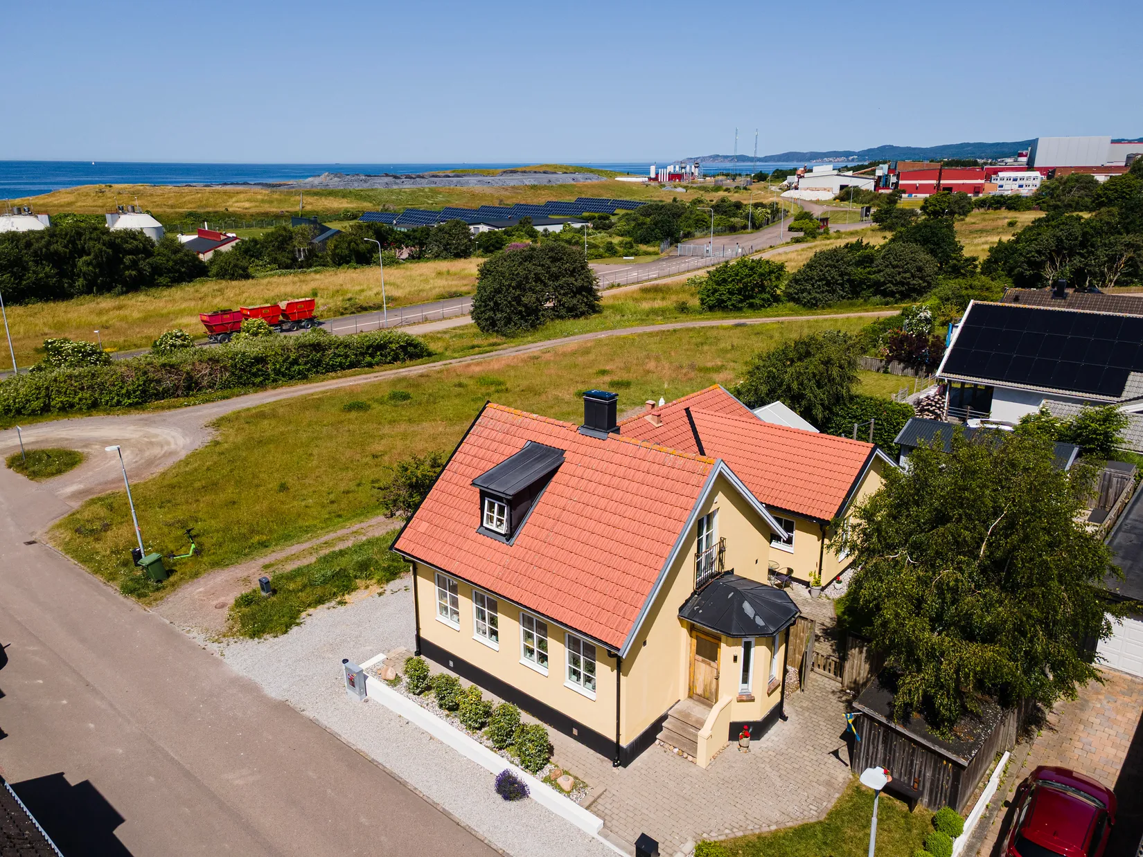 Villa, Frihamnsgatan 22, Höganäs hamnområdet, Höganäs