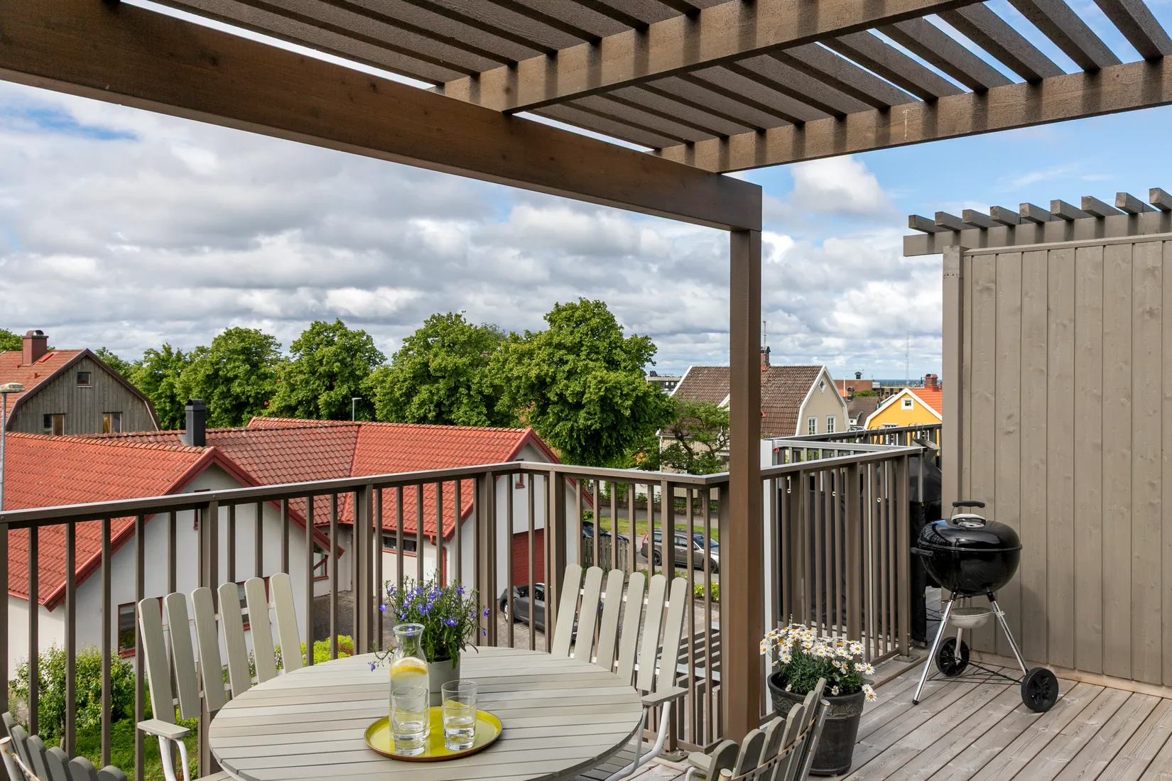 Villa, Radhus, Kyrkogårdsvägen 5E, Oskarsdal, Varberg